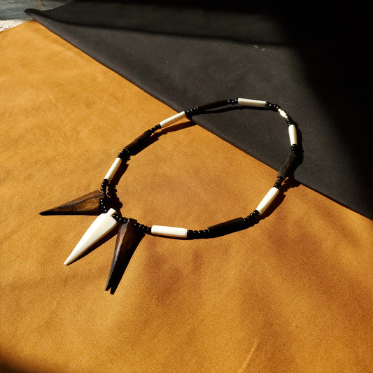 Polished Spiked Ncklace