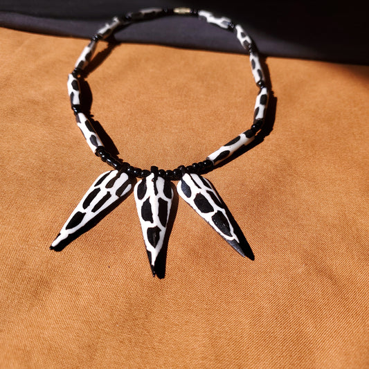 Spotted Spike Necklace