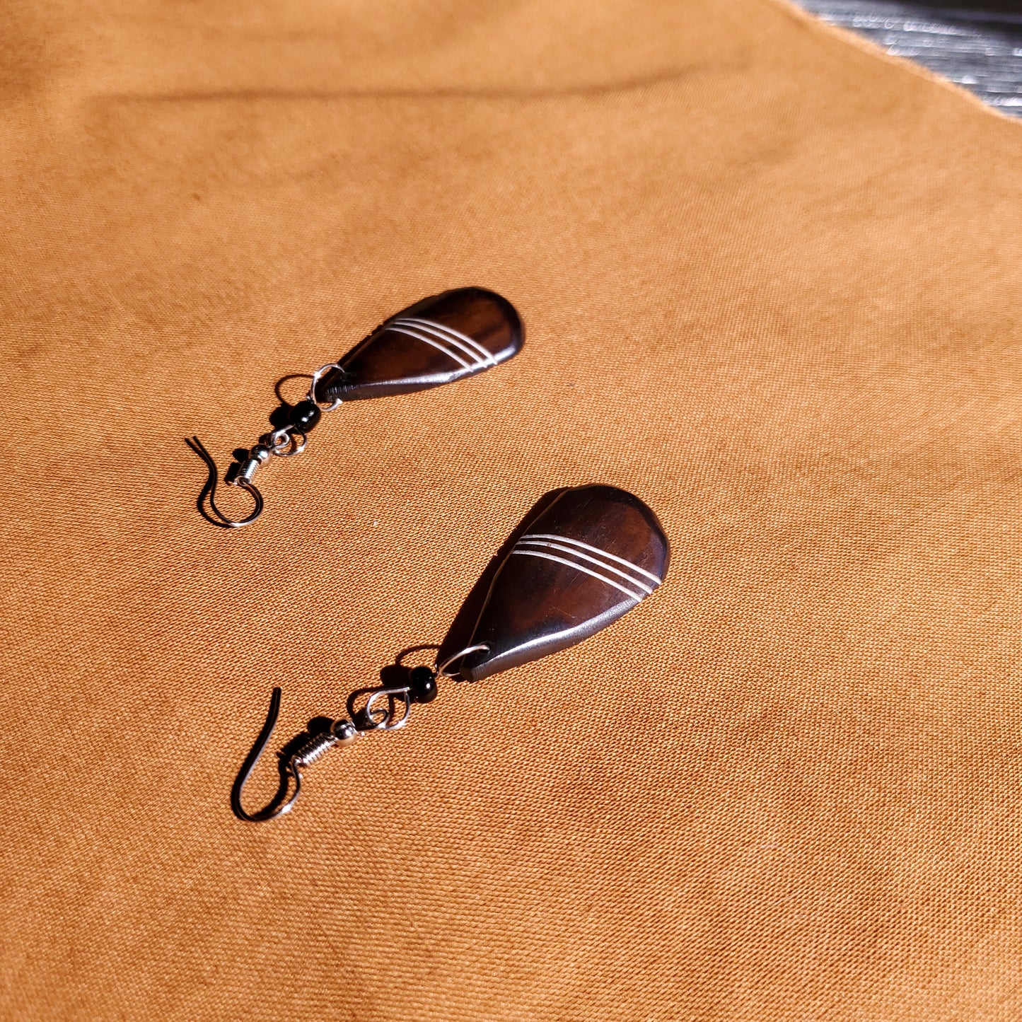 Stained Teardrop Earrings