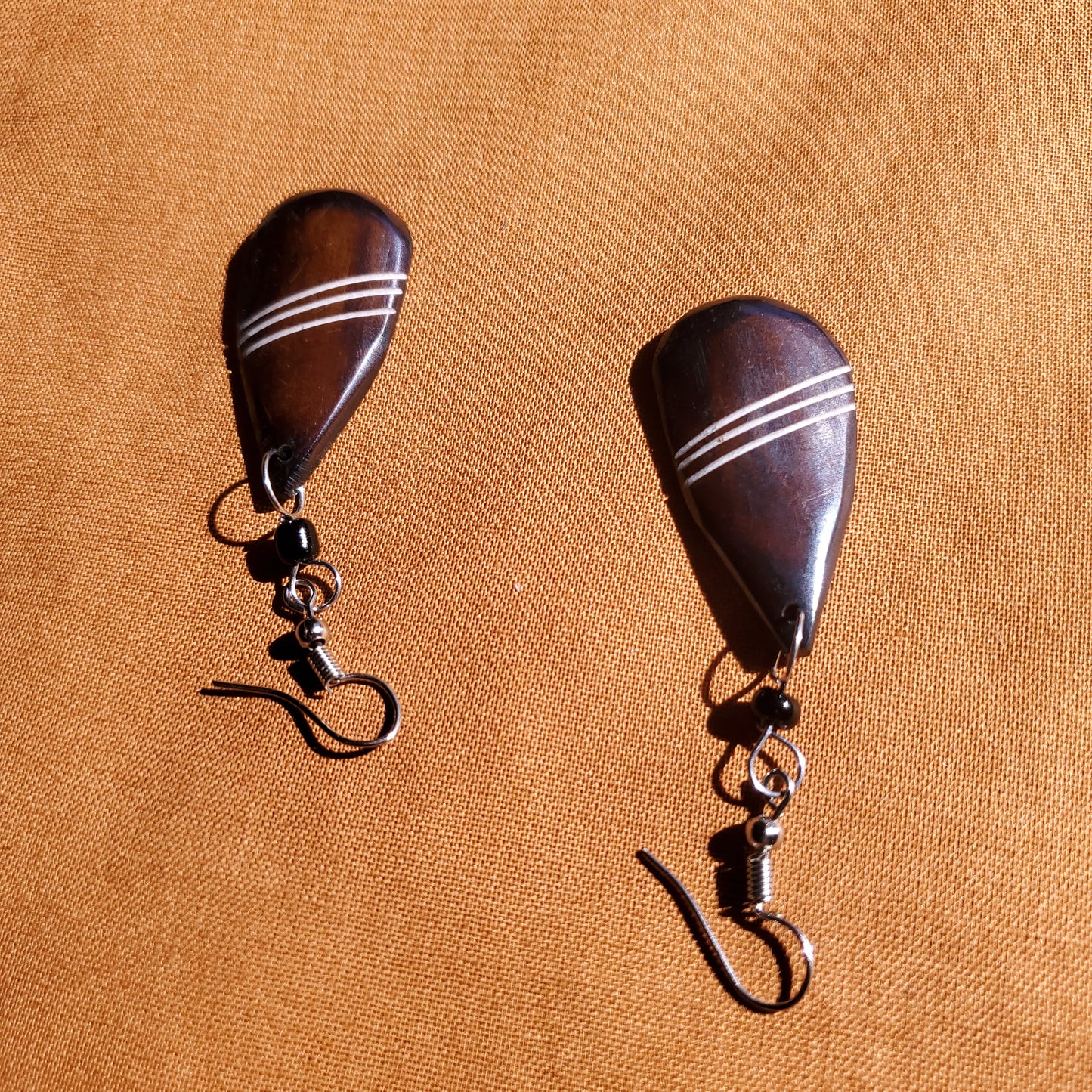 Stained Teardrop Earrings