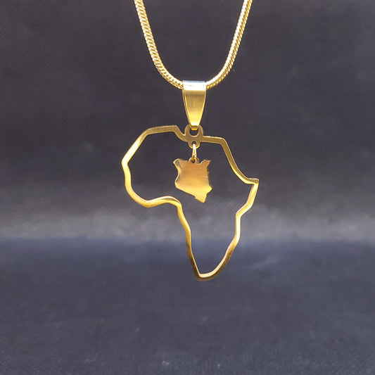 Kenya In Africa Necklace