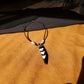 Striped Horn Necklace