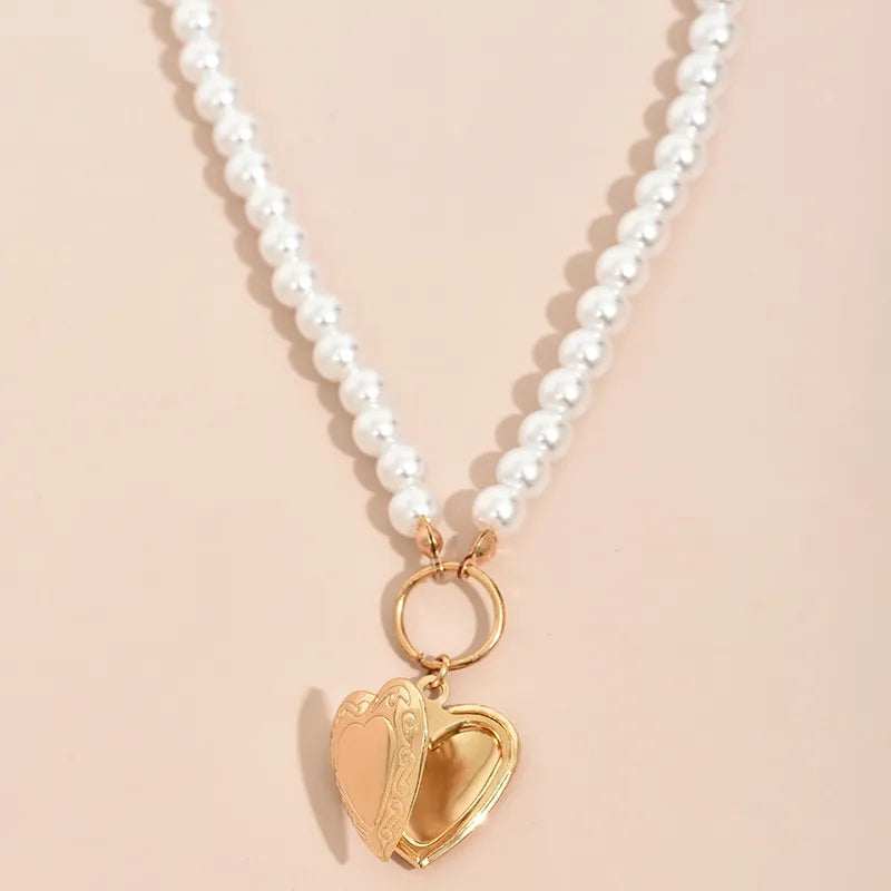 Pearl Heart Necklace