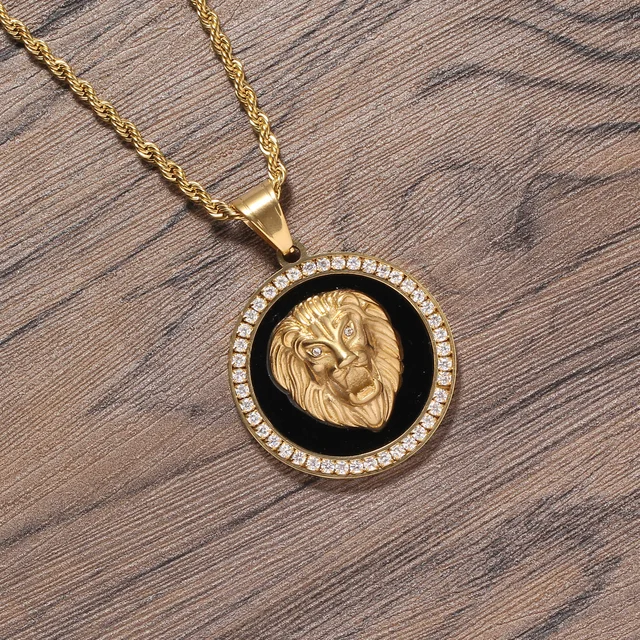 Diamond Lion Necklace