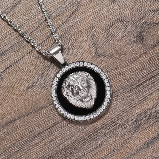 Diamond Lion Necklace