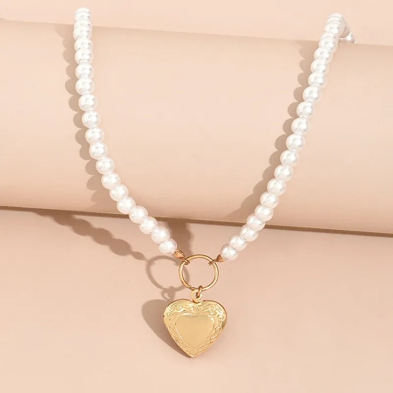 Pearl Heart Necklace