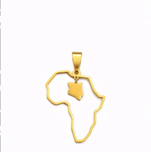 Kenya In Africa Necklace